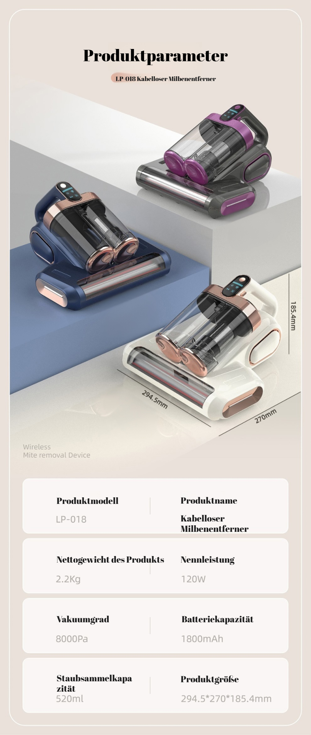 Reinigungsbürste mit moderner UV-Technologie