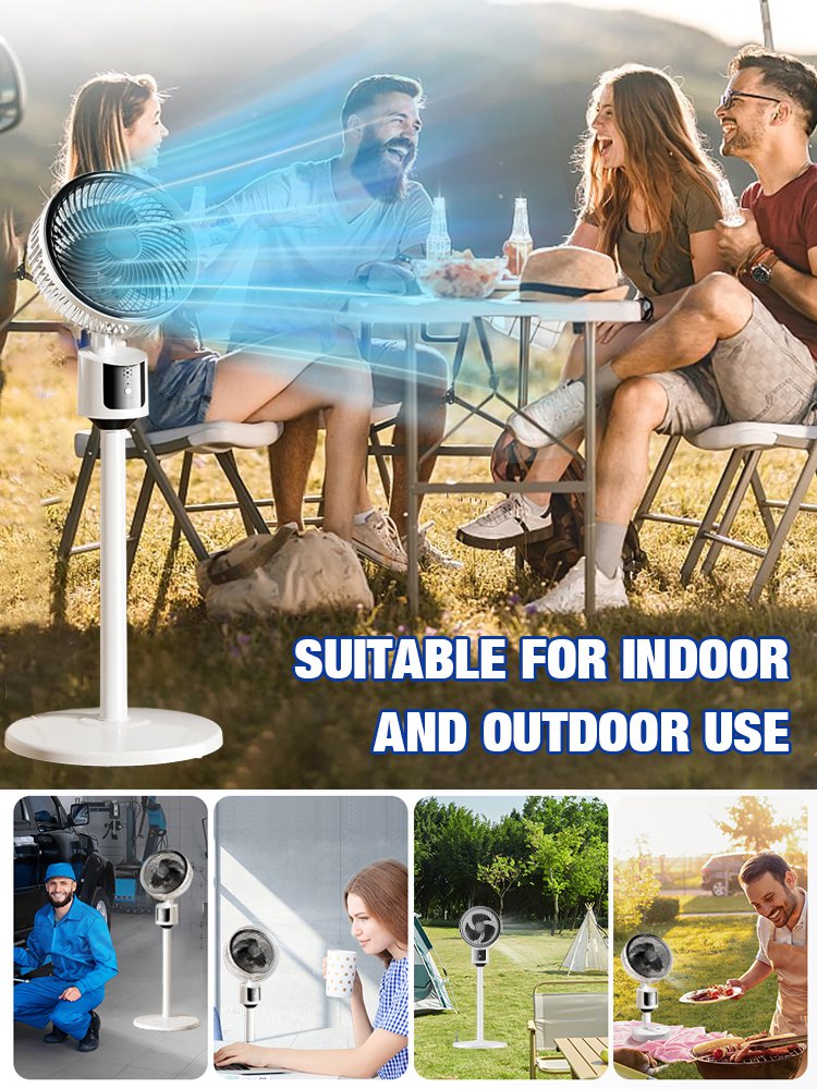 Ultra-quiet floor-standing energy-saving circulation fan