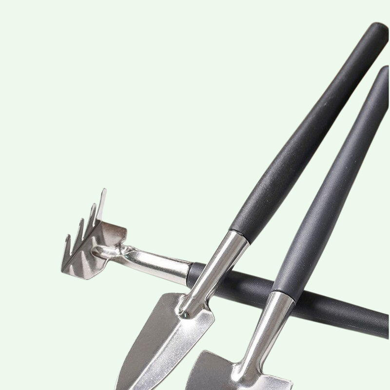 Mini Stainless Steel Gardening Tool Set for Potting and Landscaping