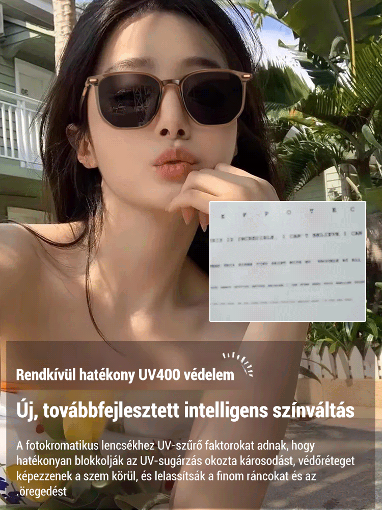 Szuperkönnyű, smink nélküli, kékfény elleni olvasószemüveg.