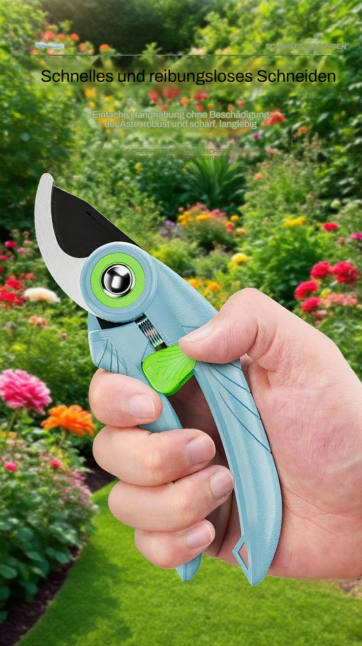 Hochwertige Klingen der Gartenschere
