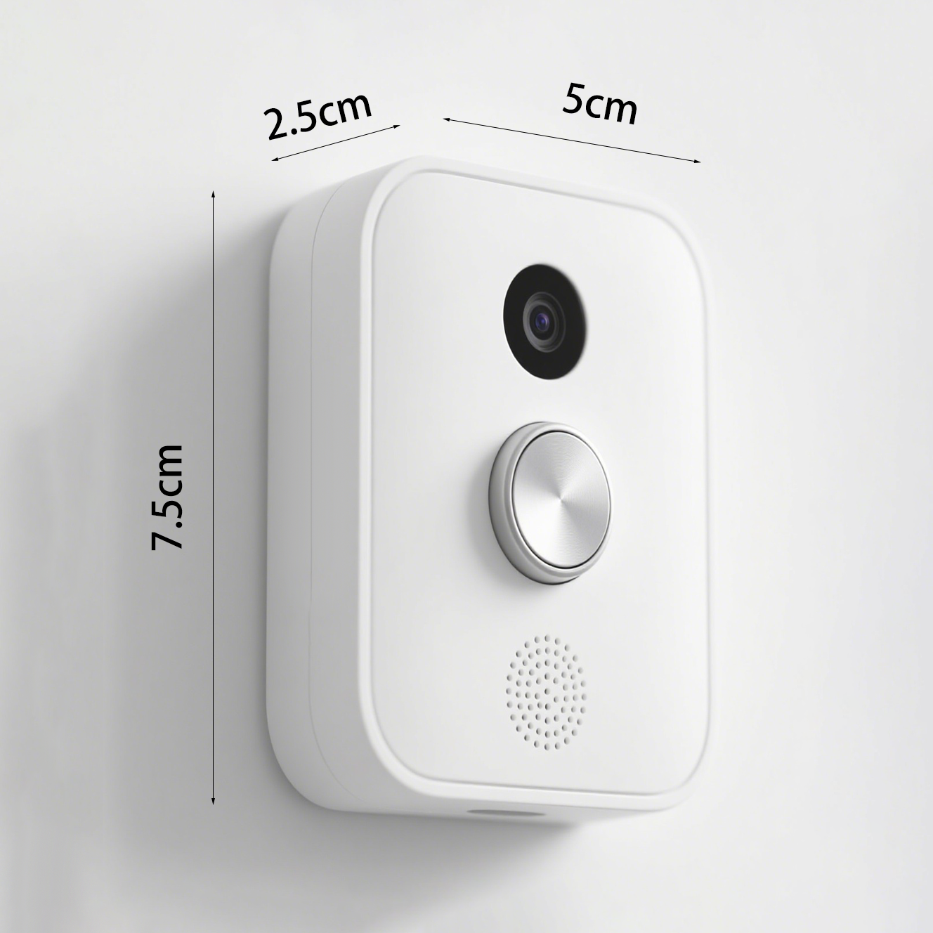 Notificación en smartphone del timbre inalámbrico inteligente con vídeo HD