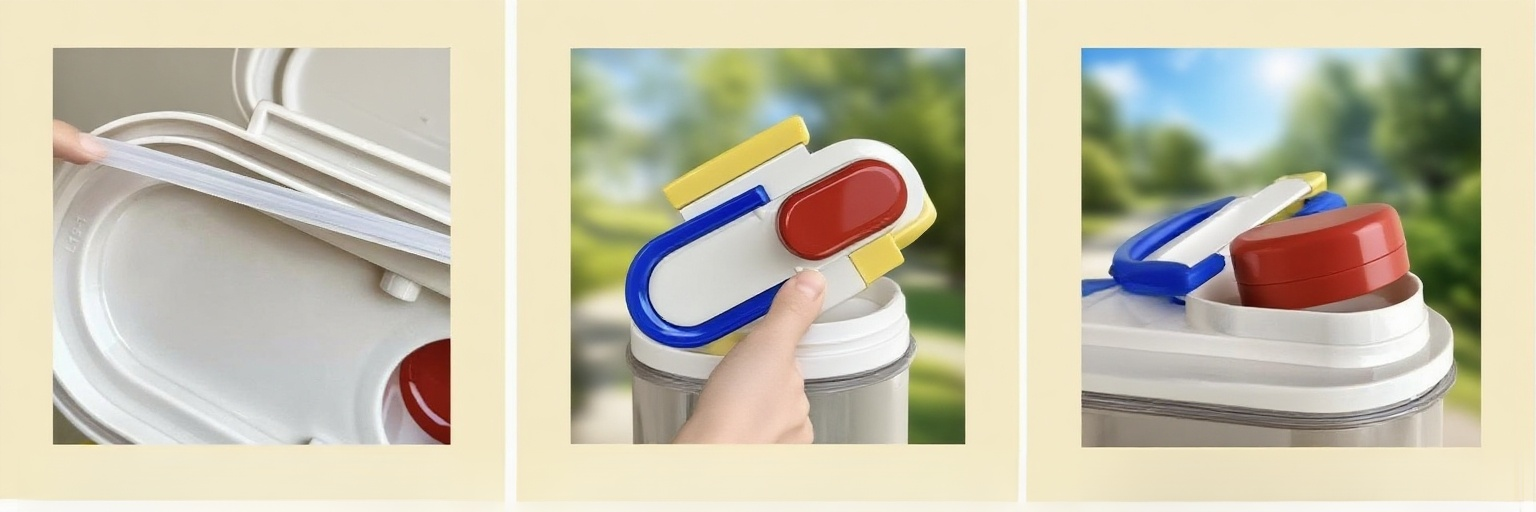 산업용 밀가루 저장 탱크 설치 모습