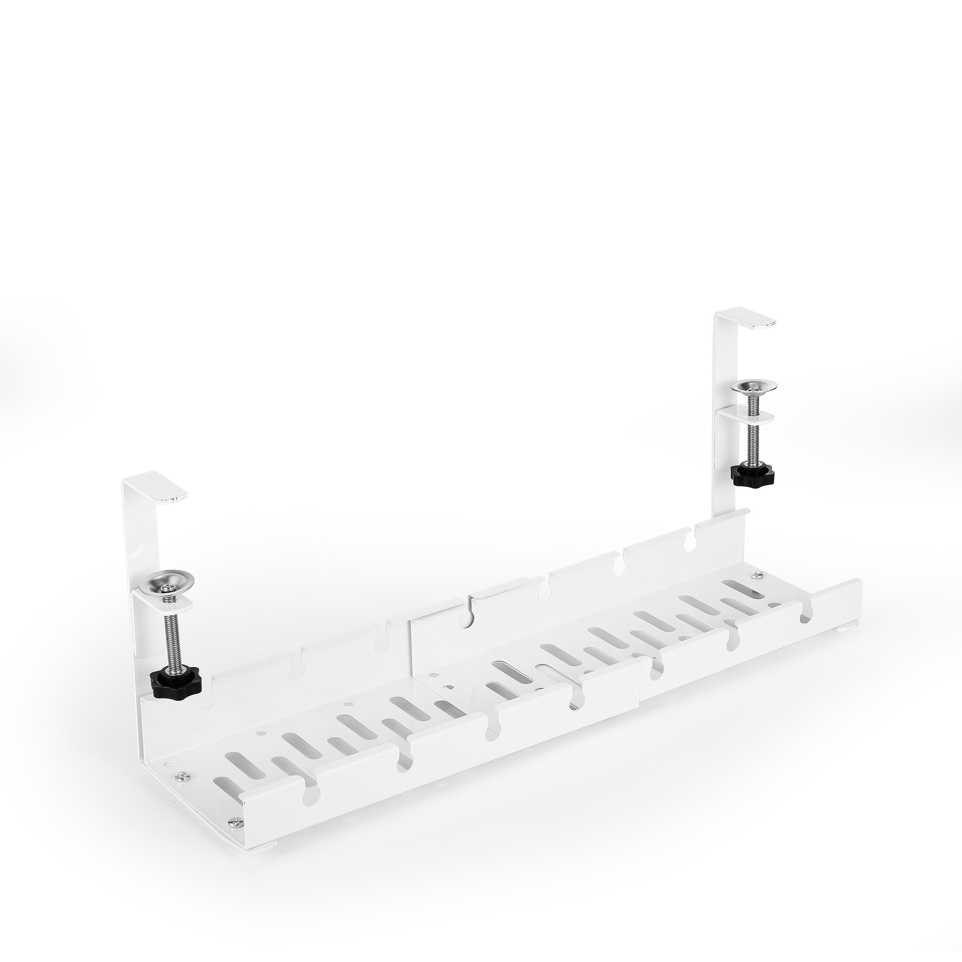 カーボンスチール製テーブル下収納フレーム テーブル下収納フレーム 家庭用 穴あけ不要 炭素鋼 引き込み式