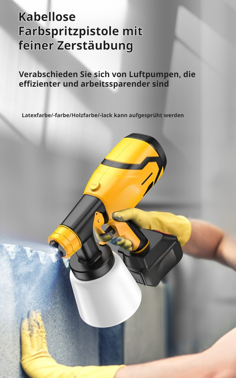 Spezielle Hengpeng Farbsprühflasche elektrische Spritzpistole kleine Sprühmaschine LatexFarbspray pr