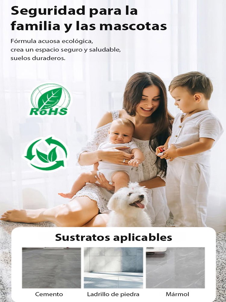 【Enviar agente de curado】Pintura para pisos de arena de  colores epoxi imitación mármol.