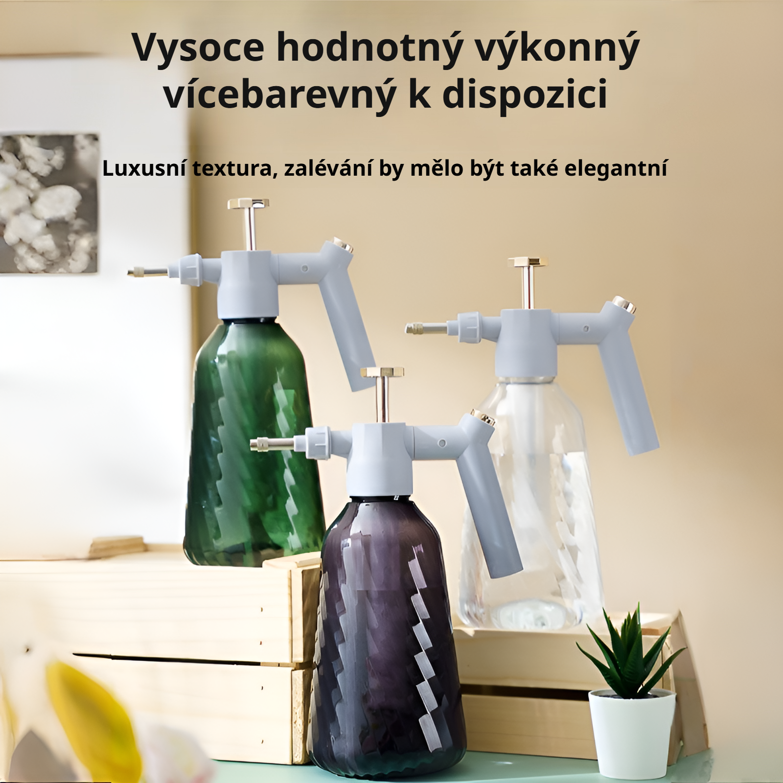 Odolný materiál tlakové nádoby postřikovače