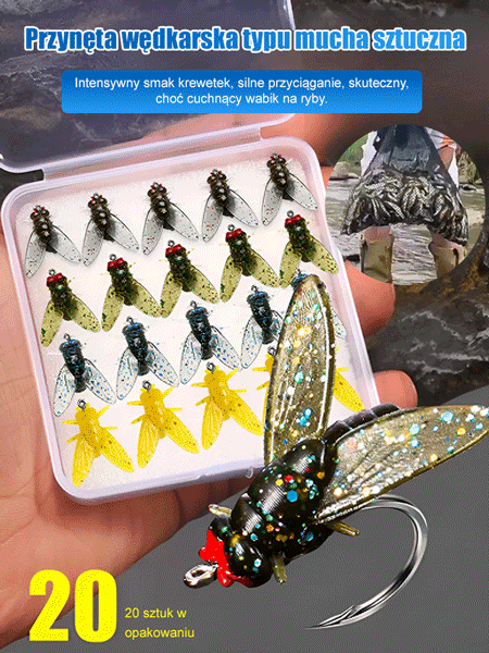 Wędkarstwo Cudowne Przynęta Sztuczna Mucha
