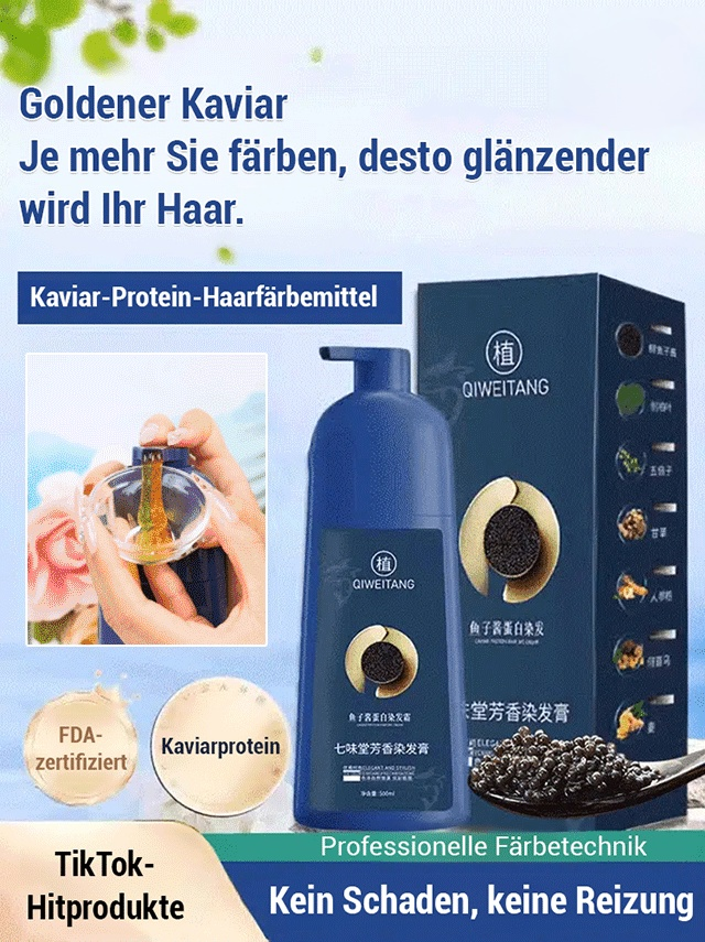 【TikTok-Bestseller】ZH Plant Kaviar Protein Haarfärbemittel