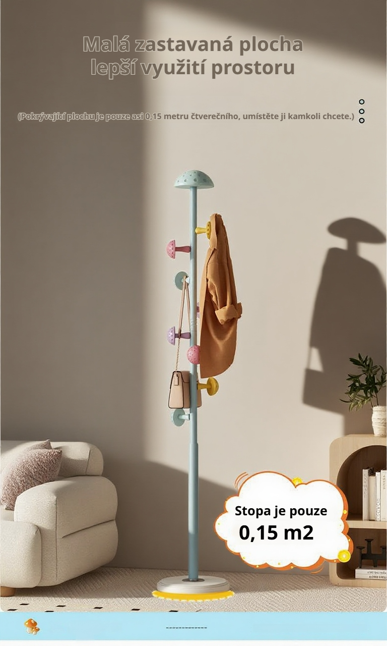 Stylový věšák na kabáty vhodný do každého interiéru