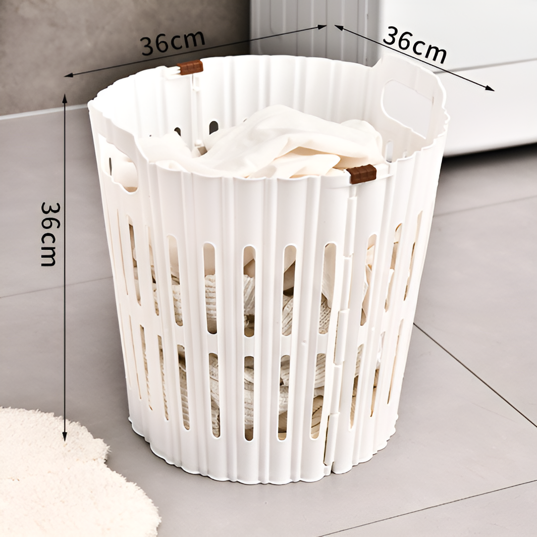 通気性が良くカビ防止に役立つ洗濯バスケット