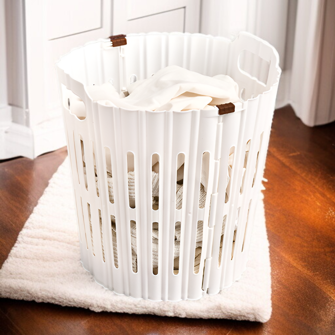 バスルーム家庭用折りたたみ汚れた衣類バスケットシンプルな通気性中空汚れた衣類バスケット汚れた衣類収納バスケット