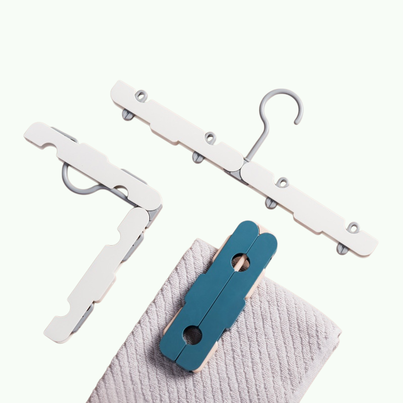 휴대용 다용도 접이식 옷걸이 양말 미끄럼 방지 매직 행거 아웃도어 여행 옷걸이 여객 옷걸이 휴대용 멀티 클립 행거