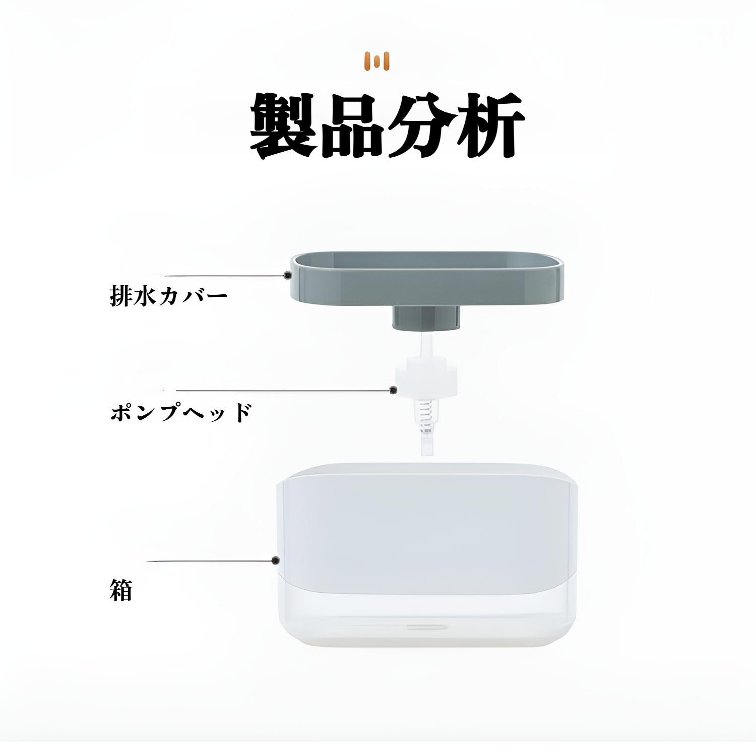 ワンプッシュで洗剤が出るスポンジホルダーの使用イメージ
