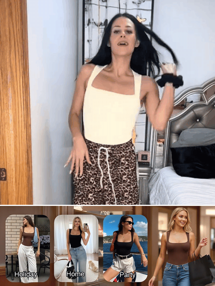 [50 - 90kg Fit] Instantly Slim 10kg! Ribbed Shapewear for Date, Gym, Office & Beach