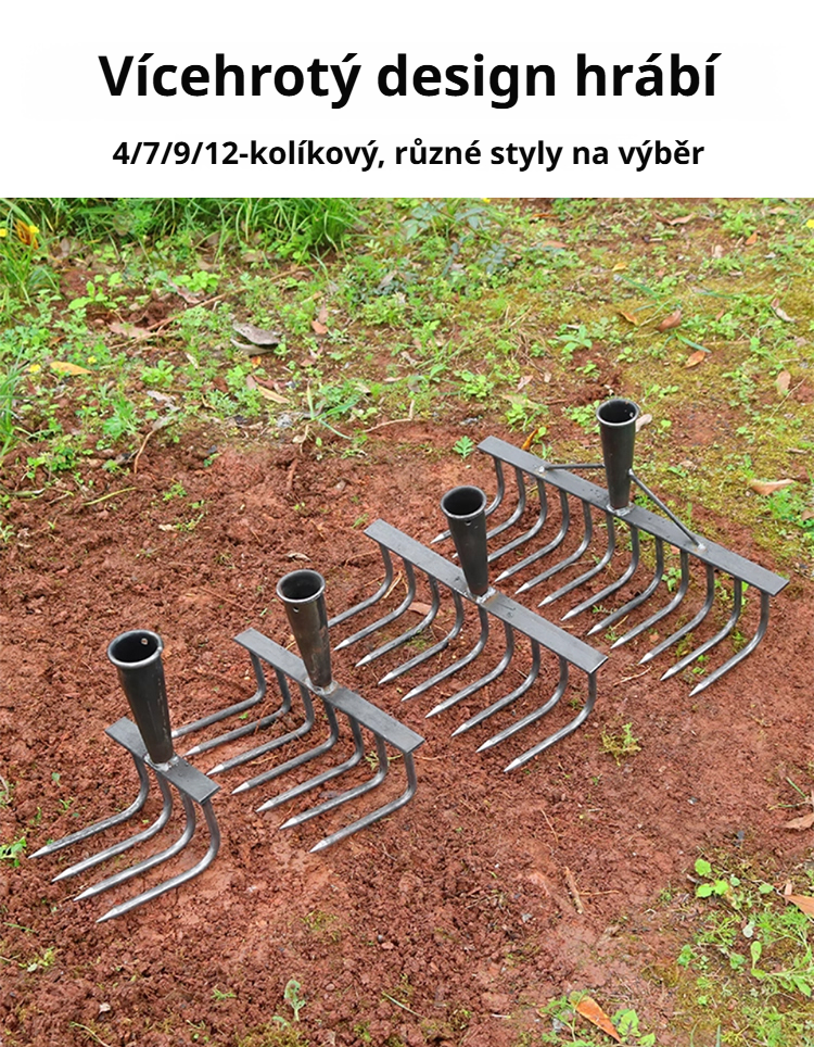 Odolné hrábě pro profesionální použití