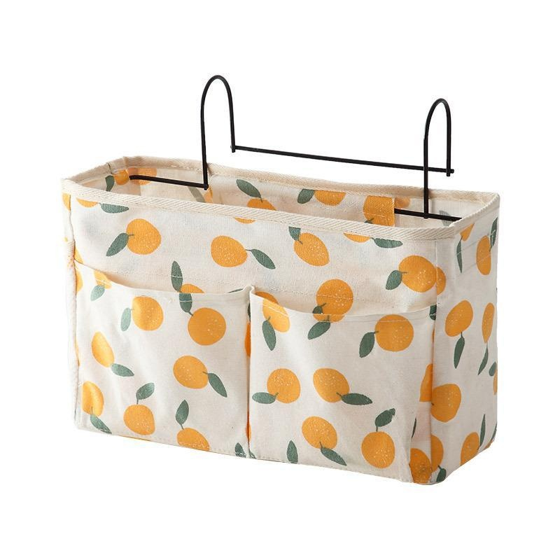 掛けられる寝室の枕元の貯蔵の生地多機能の貯蔵袋の生地の掛かる袋の貯蔵のオルガナイザー多機能の生地の貯蔵袋