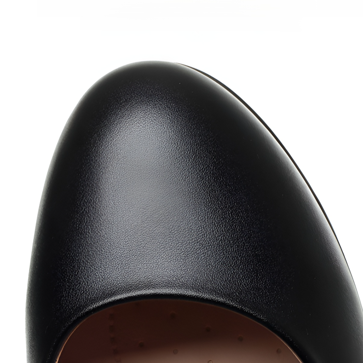 السيدات أحذية جلدية لينة مع مشبك