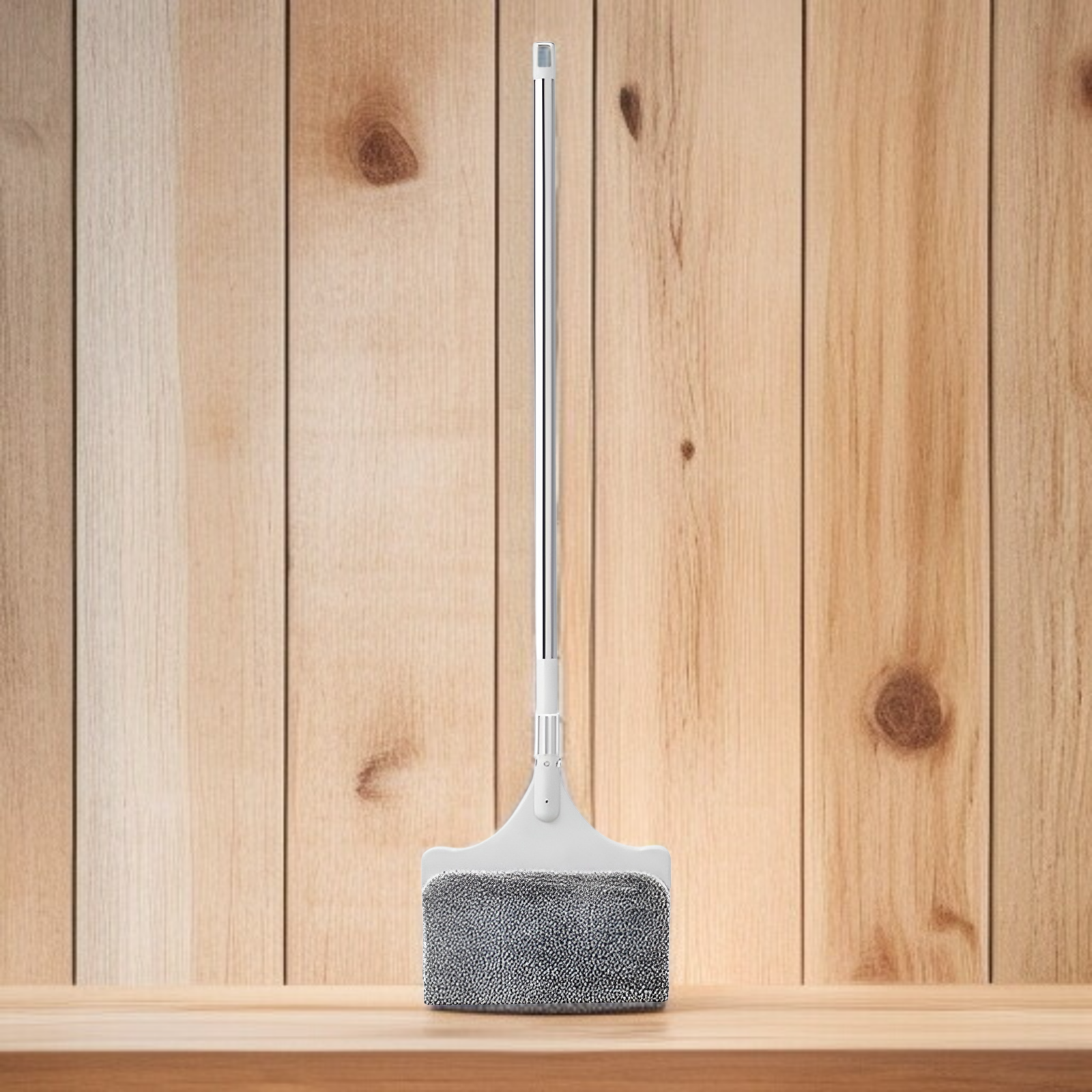 レイジーモップ伸縮式ツーインワンモップ家庭用ガラス掃除窓掃除ブラシ天井モップ両面モップ