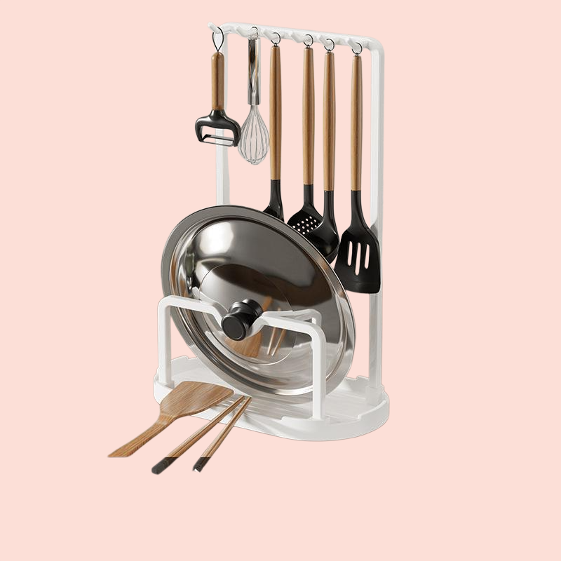 주방 회전 주걱대 숟가락 삽대 다기능 조리대 수납 걸이형 주방용품 배수구 받침대