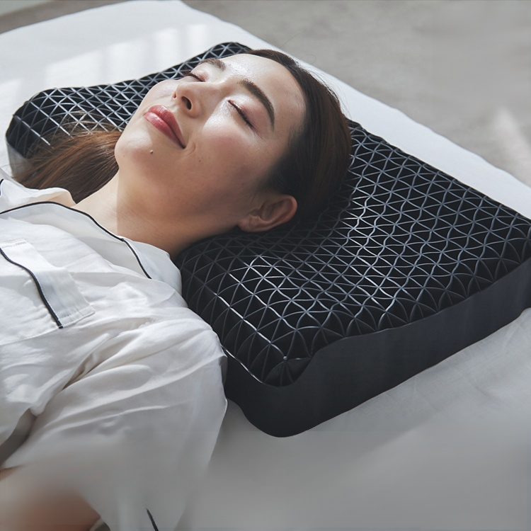 【목 보호 수면 도움】대나무 숯 펙틴 베개