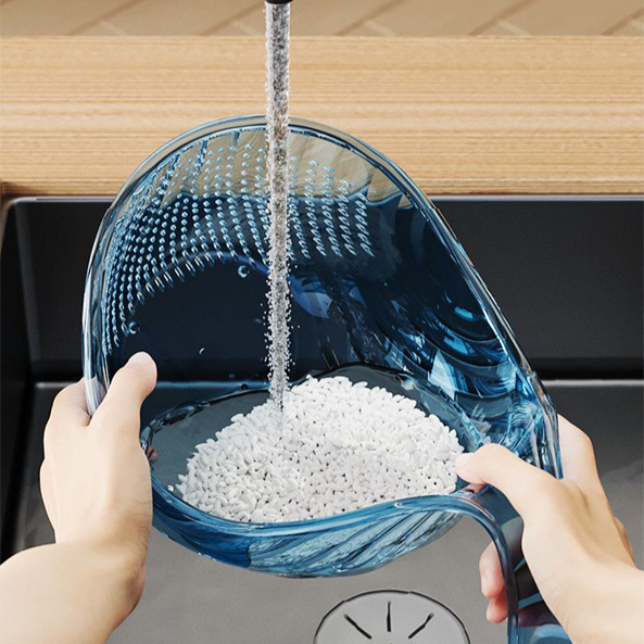 淘米收納多功能鯨魚瀝水籃