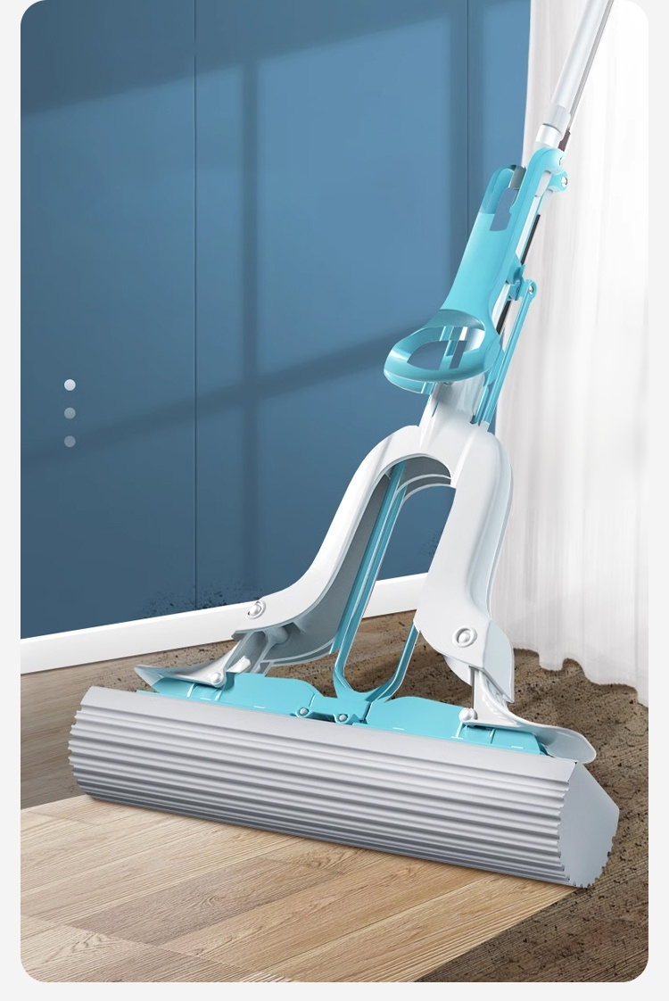 Magic Absorbent Sponge Mop cleaning hardwood floors