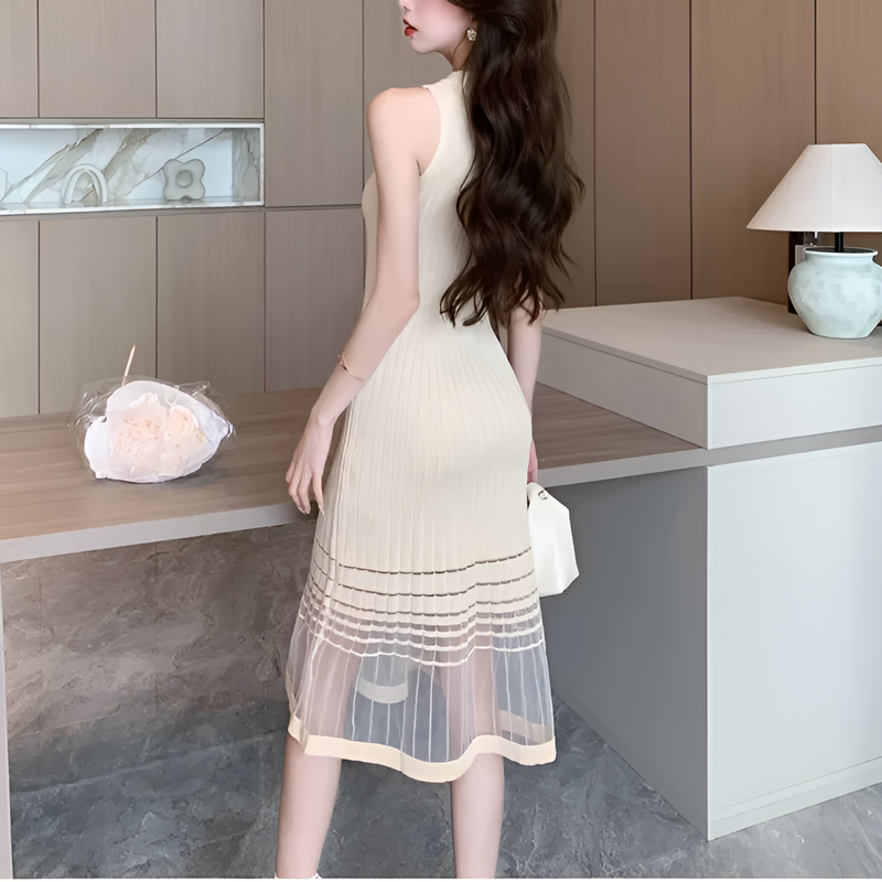 신축성 좋은 니트 원단 확대 이미지