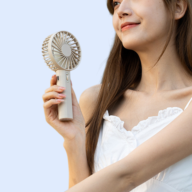 JP手持小風扇手提電風扇數顯戶外風扇