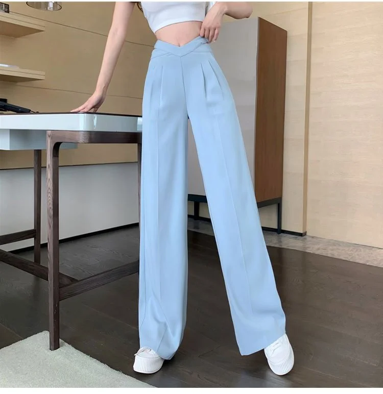 快適な履き心地のスーツパンツ背面