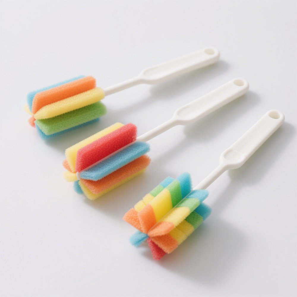 深いカップを洗うロングハンドルカップブラシ