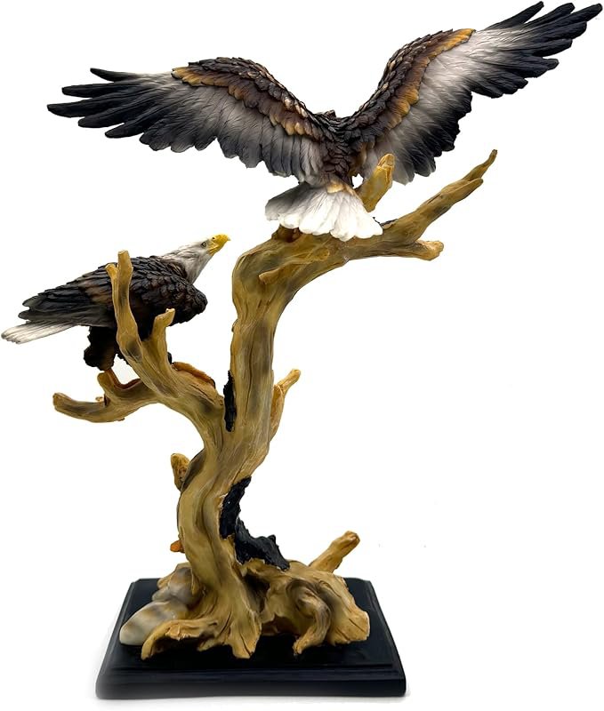16.3 인치 (약 41.9 cm) 독수리 동상 수지 독수리 조각 frgurine 선물 홈 장식