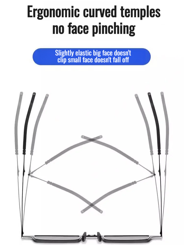 Summer men's strong light antiUV foldable small portable screwless design driving glasses