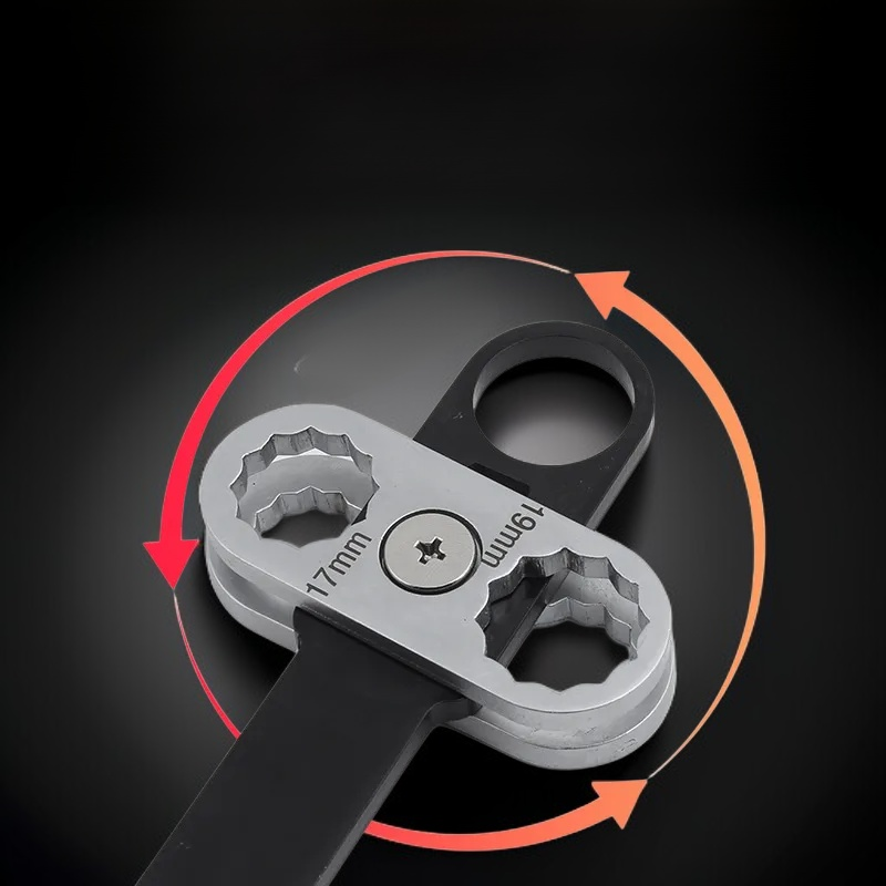 360-degree rotatable adjustable eight-in-one wrench