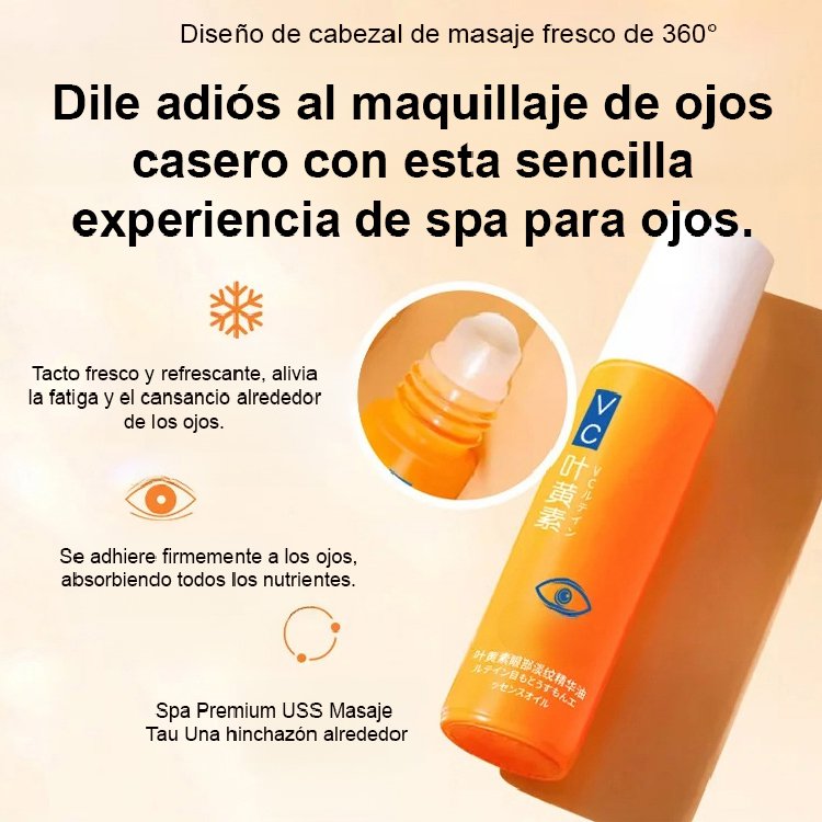 Aceite esencial para ojos antiarrugas y suavizante de líneas.