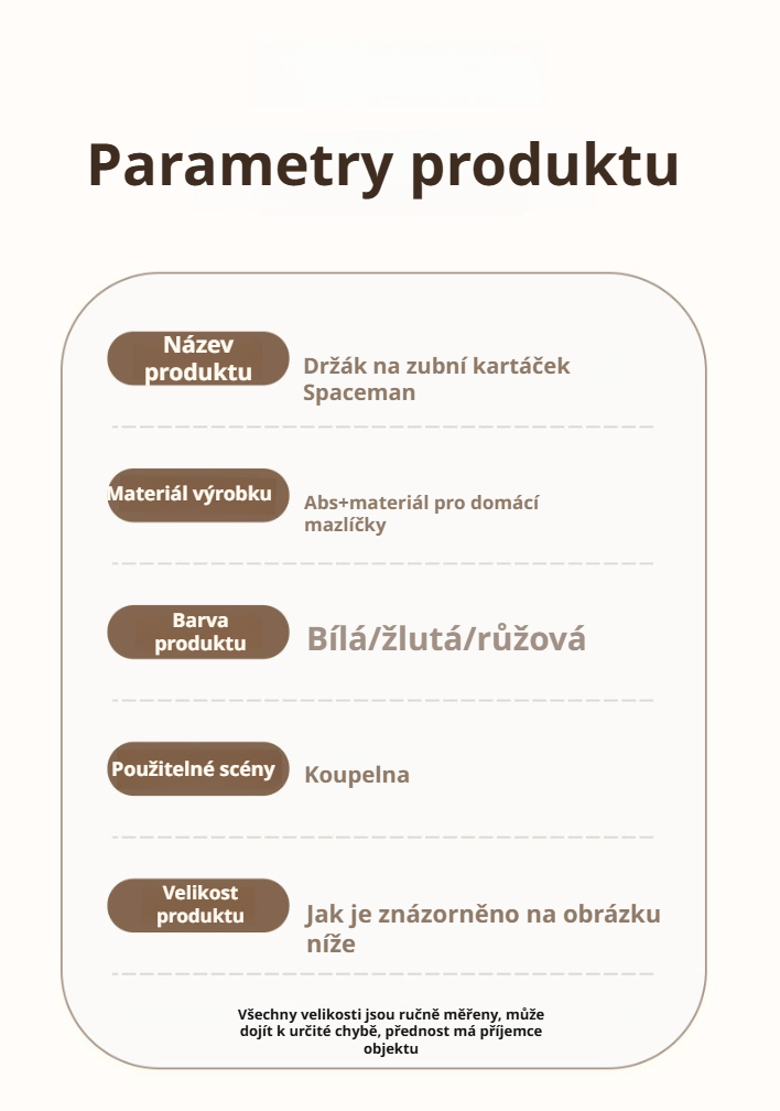 Originální dekorace koupelny – astronaut držák