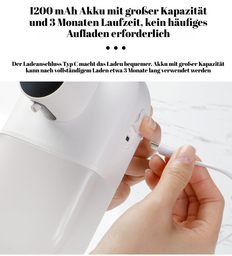 Neu USB automatische handy waschen wasserdichte seife spender schaum sensor smart wand-montiert seif