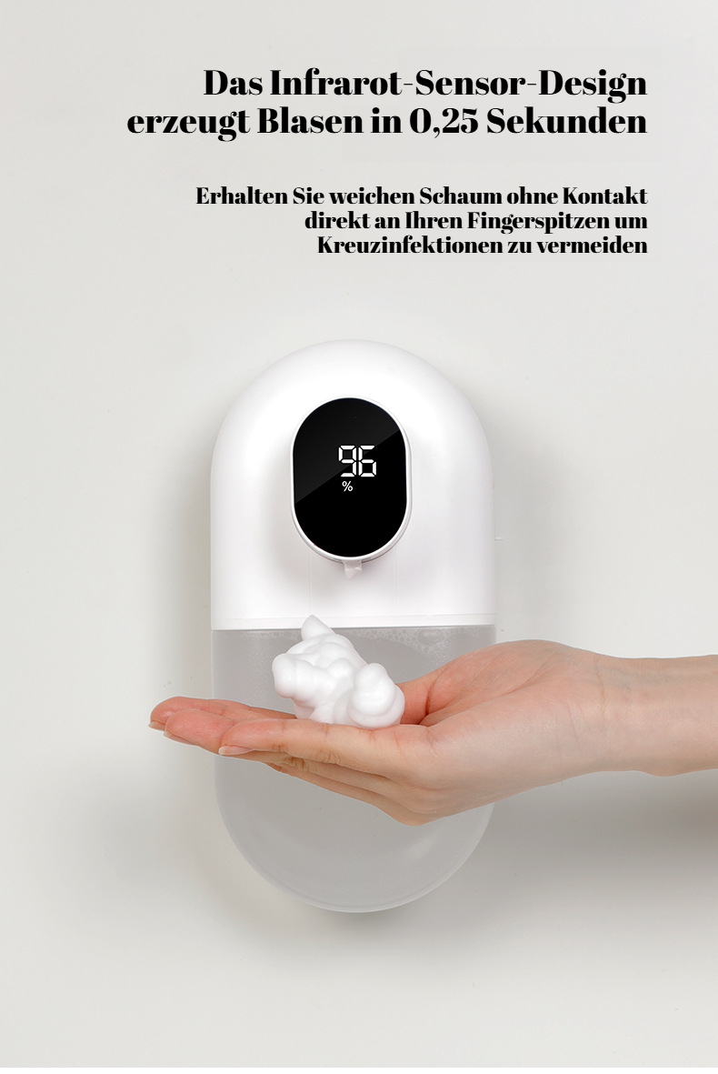 Neu USB automatische handy waschen wasserdichte seife spender schaum sensor smart wand-montiert seif