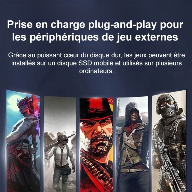 【32 To ultra-haute capacité】disque dur externe