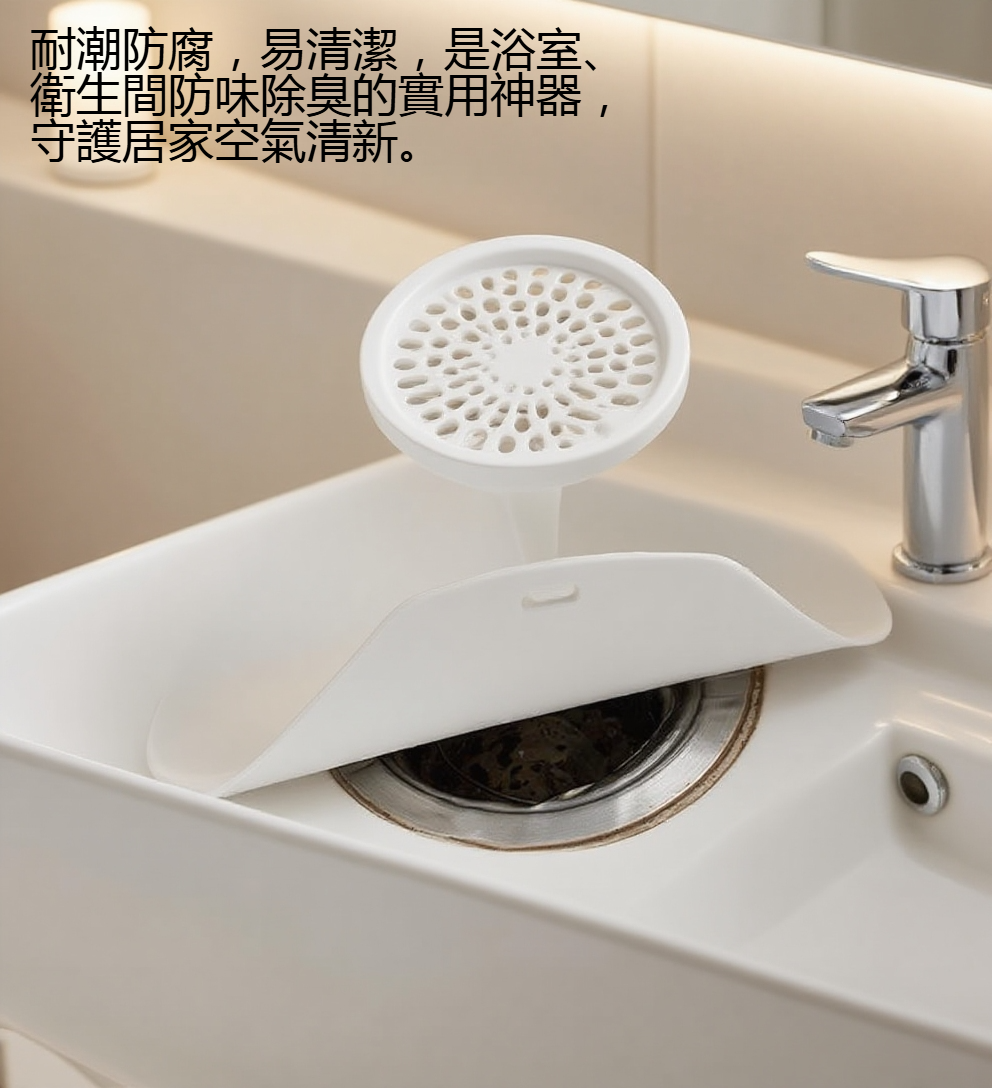 阻隔異味與蚊蟲的防臭地漏墊