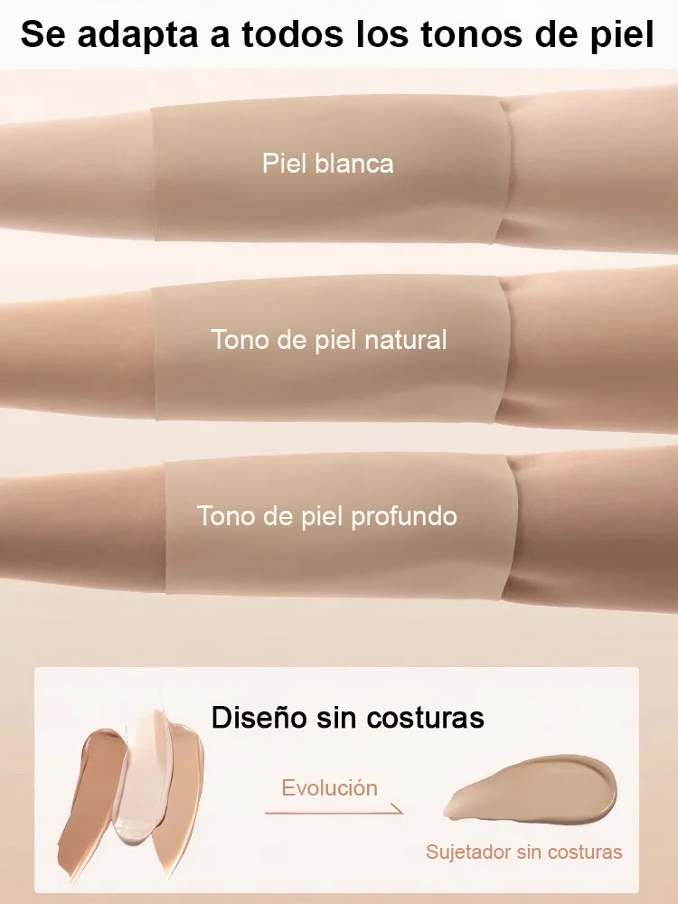 Sujetador reductor invisible para pecho grande.