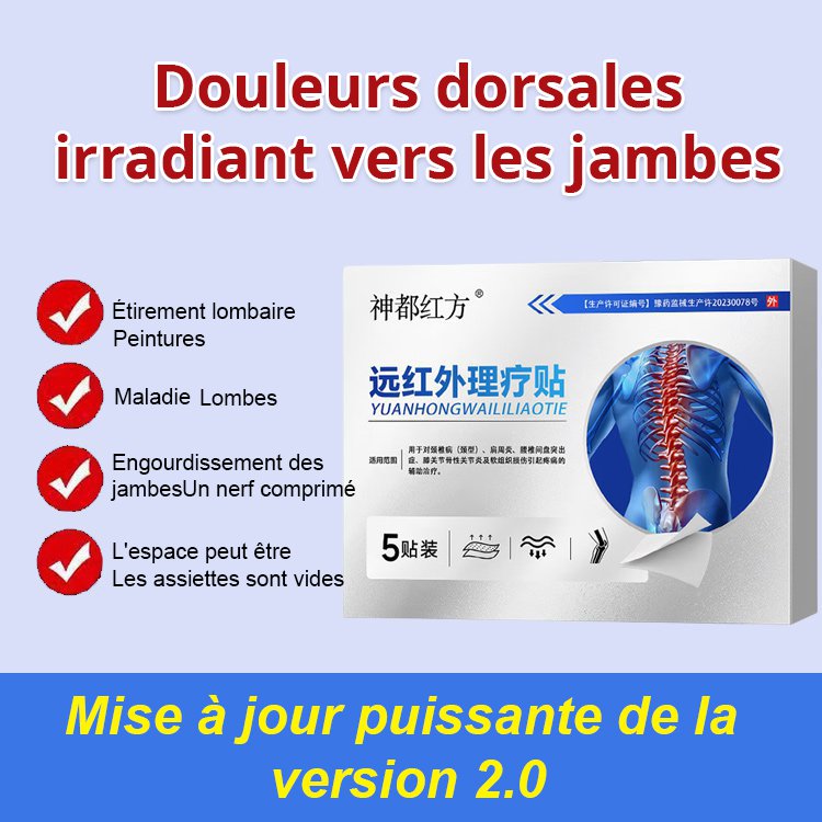 【Développé à Paris, certifié CE】Patch de magnétothérapie polyvalent pour le cou,