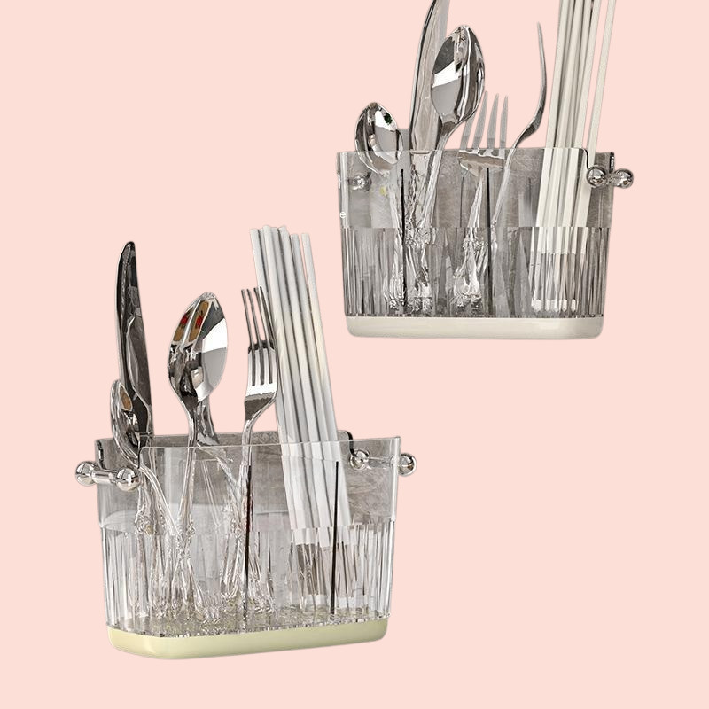 輕奢壁掛式筷子架家用廚房新品瀝水收納筒