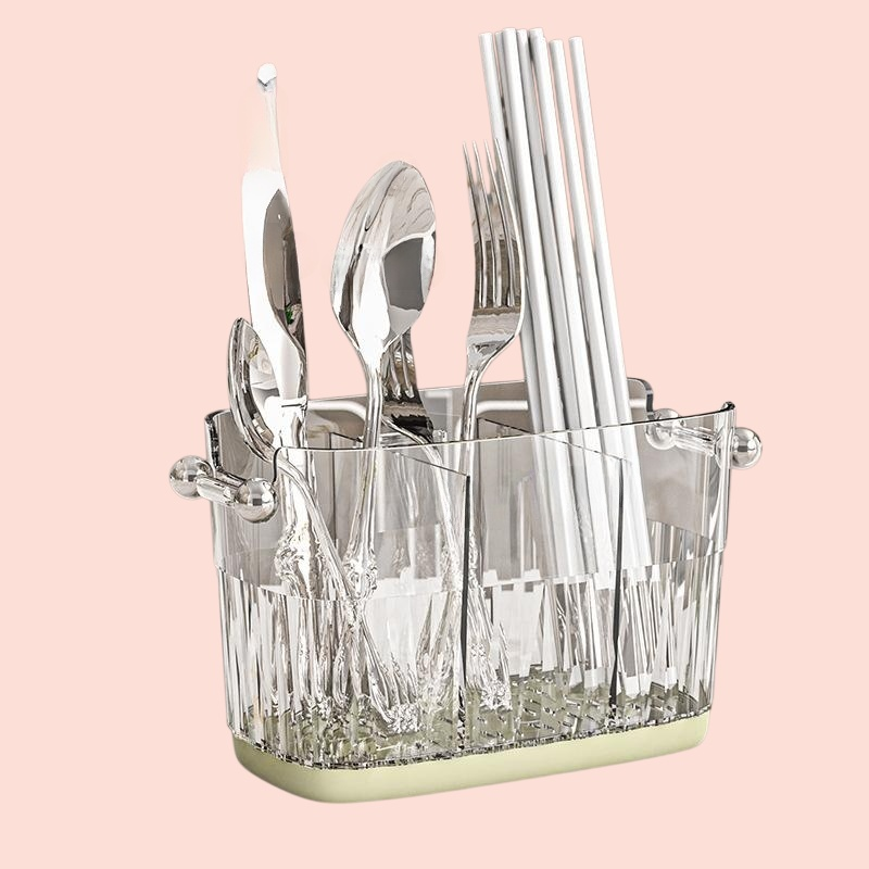 輕奢壁掛式筷子架家用廚房新品瀝水收納筒