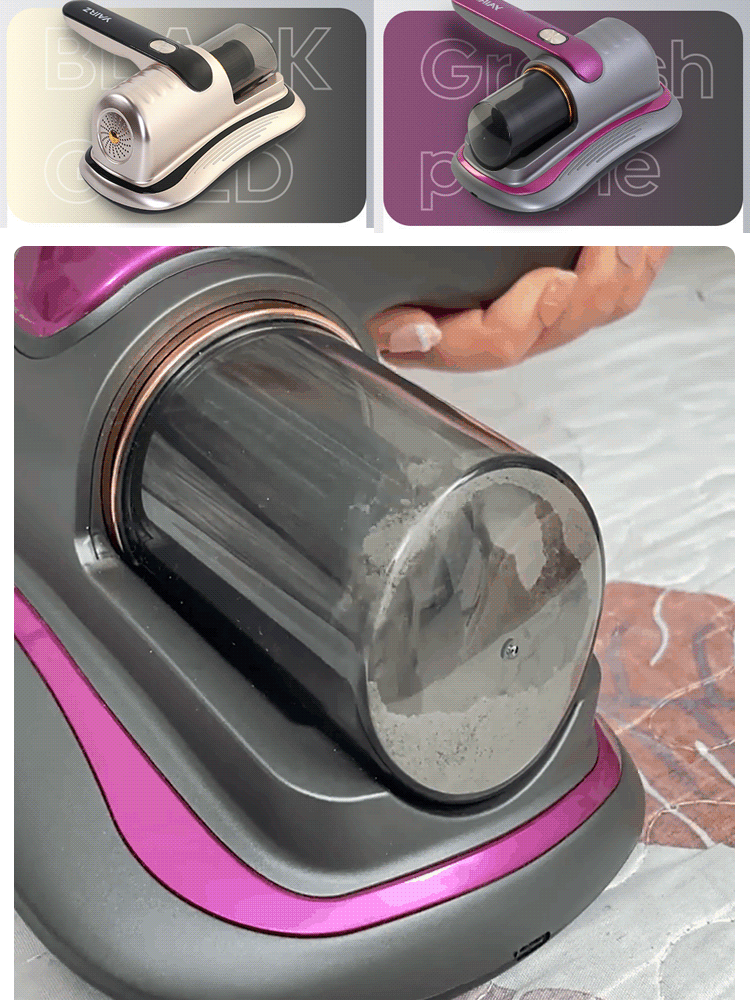 【Eliminador de ácaros inalámbrico con esterilización UV】