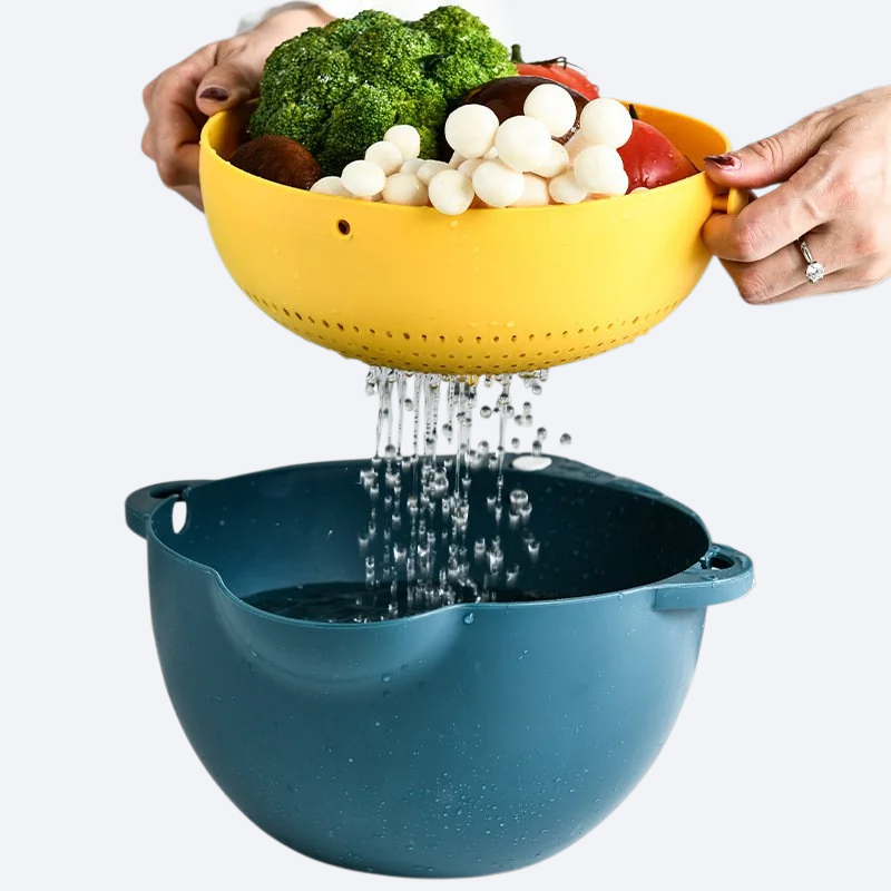 野菜果物の水切りバスケット