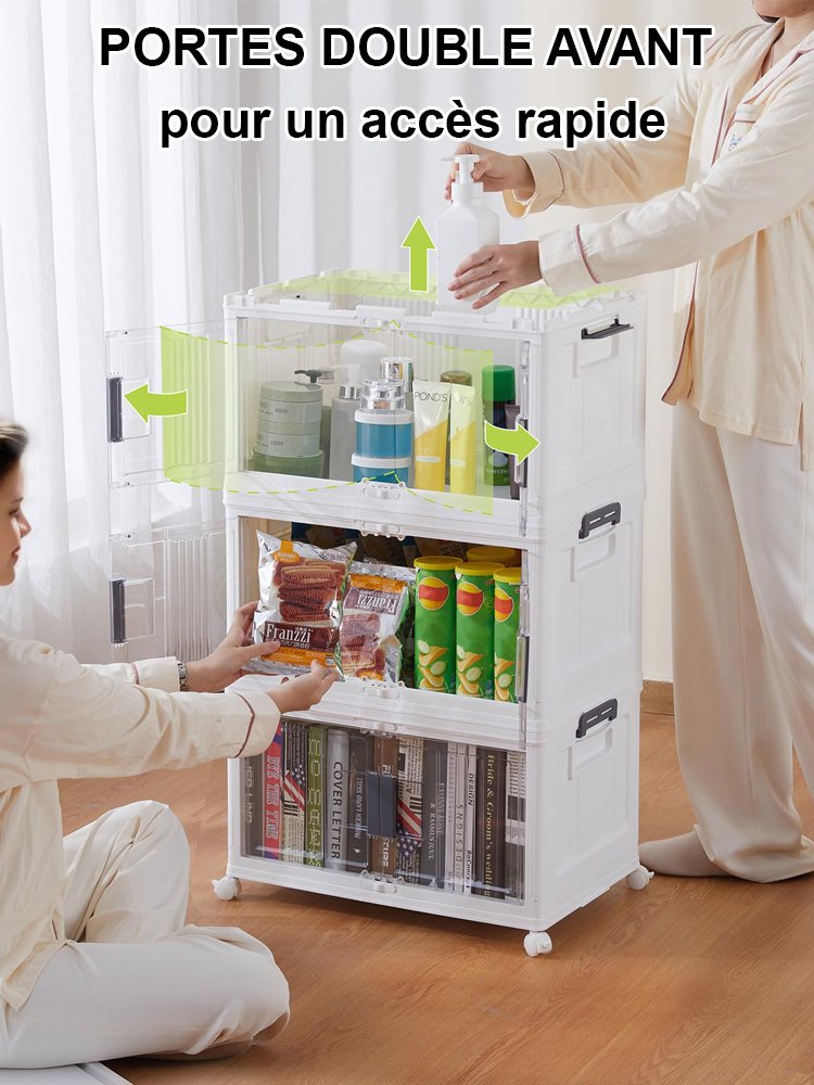 Armoire de rangement pliable sans installation
