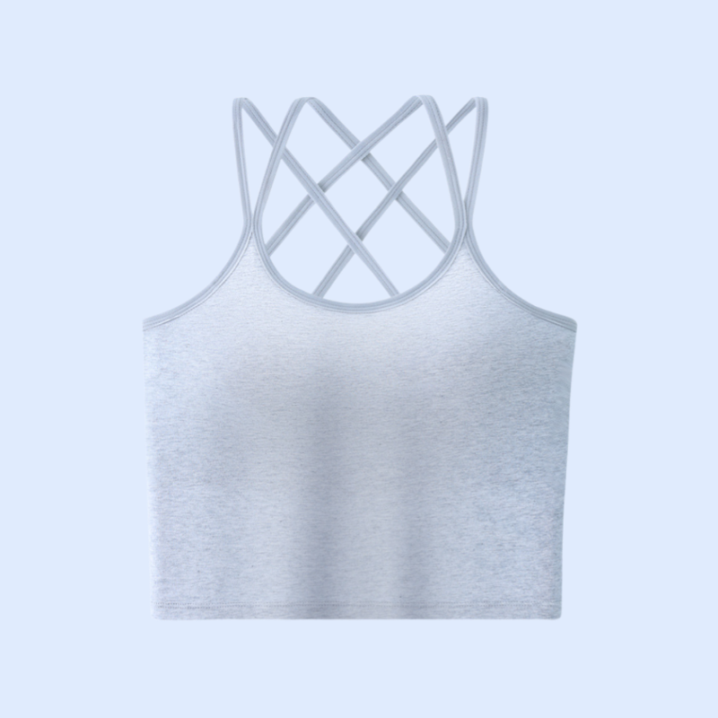 ブラジャーを細くするランジェリーの女性は綿のブラの中のコップを修理した 下着の女性のブラを細くするスリング