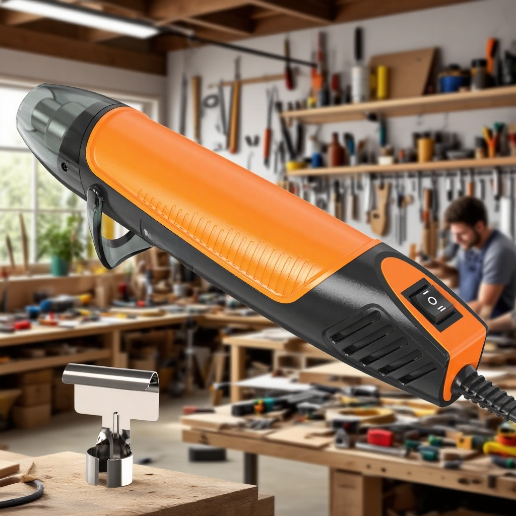 小型ヒートガン 温度調節可能 風速アダプト付き