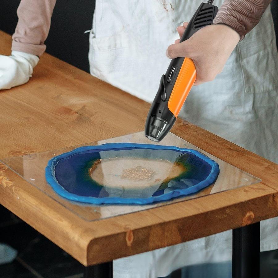 DIY用 小型ヒートガンの使用例